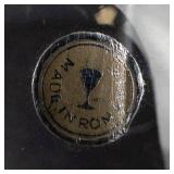 Air-Twist Clear Glass Taper Candle Holders (Pair) & Romanian Hand-Blown Cobalt Blue Candle Holder