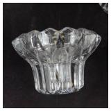 Crystal-Glass Candle Holders Set of 4 (2 Small, 2 Tall)