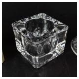 Glass Candle Holders Set - 3 Pieces