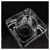 Glass Candle Holders Set - 3 Pieces