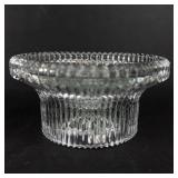 Clear Glass Candle Holders - 3 Unique, Non-Matching Pieces