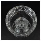 Orrefors Nimbus Votive Candle Holder - Bandol Lead Crystal - Block Crystal Candlestick