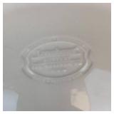 Longaberger Paprika Oval Baking Dish (ACO) & Johnson Bros Fruit Sampler Old Granite Oval Platter