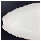 Baum Bros Formalities Bernadotte Ivory Porcelain Platter
