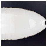 Baum Bros Formalities Bernadotte Ivory Porcelain Platter