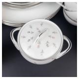 Petite Bouquet by Japan 47-Piece Floral Dinnerware Set - Pink Bloom Pattern