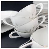 Petite Bouquet by Japan 47-Piece Floral Dinnerware Set - Pink Bloom Pattern