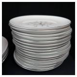 Petite Bouquet by Japan 47-Piece Floral Dinnerware Set - Pink Bloom Pattern