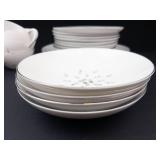 Petite Bouquet by Japan 47-Piece Floral Dinnerware Set - Pink Bloom Pattern