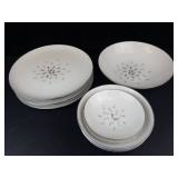 Petite Bouquet by Japan 47-Piece Floral Dinnerware Set - Pink Bloom Pattern