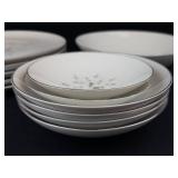 Petite Bouquet by Japan 47-Piece Floral Dinnerware Set - Pink Bloom Pattern