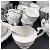 Harmony House Fine China Japan Dinnerware Set - Cups, Saucers, Plates, Bowls, Teapot