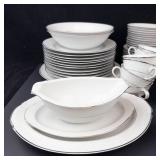 Harmony House Fine China Japan Dinnerware Set - Cups, Saucers, Plates, Bowls, Teapot