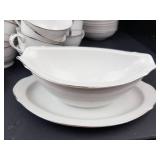 Harmony House Fine China Japan Dinnerware Set - Cups, Saucers, Plates, Bowls, Teapot