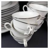 Harmony House Fine China Japan Dinnerware Set - Cups, Saucers, Plates, Bowls, Teapot