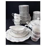 Johann Haviland Bavaria Germany Blue Floral Dinnerware Set