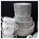 Johann Haviland Bavaria Germany Blue Floral Dinnerware Set