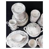 Johann Haviland Bavaria Germany Blue Floral Dinnerware Set