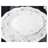 Johann Haviland Bavaria Germany Blue Floral Dinnerware Set
