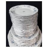Johann Haviland Bavaria Germany Blue Floral Dinnerware Set