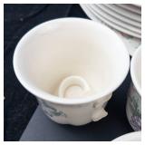 Pfaltzgraff Grapevine Dinnerware Set - White Porcelain with Purple Grapes