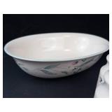 Pfaltzgraff Floral Canister Set with Lid, Creamer, Bowl & 4 Salt & Pepper Shakers