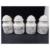 Pfaltzgraff Floral Canister Set with Lid, Creamer, Bowl & 4 Salt & Pepper Shakers