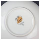 Sango Claire Fine China Dinnerware Set - 42-Piece, 10 Teacups, 18 Plates, Gravy Boat, Platter