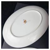 Sango Claire Fine China Dinnerware Set - 42-Piece, 10 Teacups, 18 Plates, Gravy Boat, Platter