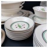Old Ivory Syracuse China Coral Bell Pattern Dinnerware Set