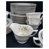 Old Ivory Syracuse China Coral Bell Pattern Dinnerware Set