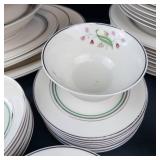 Old Ivory Syracuse China Coral Bell Pattern Dinnerware Set