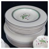 Old Ivory Syracuse China Coral Bell Pattern Dinnerware Set