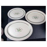 Old Ivory Syracuse China Coral Bell Pattern Dinnerware Set