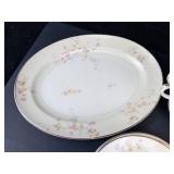 Pope-Gosser Clementine China Dinnerware Set - Teacups, Saucers & Plates