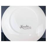 Edwin Knowles Lacquer Blossom Dinnerware Set - 13-Piece, 2 Teacups, 8 Saucers, 3 Plates