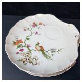 Lefton 20402 Bird of Paradise Snack Plates - 12-Piece Lot