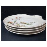 Lefton 20402 Bird of Paradise Snack Plates - 12-Piece Lot