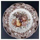 Johnson Bros Windsor Ware Fruit Plate - Grapes & Pears Pattern, England