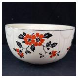 Hall Red Poppy Mixing Bowls - 3-Piece Vintage Ceramic Set