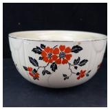 Hall Red Poppy Mixing Bowls - 3-Piece Vintage Ceramic Set