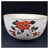 Hall Red Poppy Mixing Bowls - 3-Piece Vintage Ceramic Set