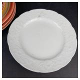 Mainstays Sonoma Stripes Dinnerware Set - 9-Piece with Dansk Ivy Pattern Salad Plates