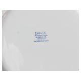 Mainstays Sonoma Stripes Dinnerware Set - 9-Piece with Dansk Ivy Pattern Salad Plates