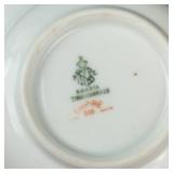 Empire 518 Bavaria Dinnerware Set - 22 Pieces, White Porcelain with Gold Trim