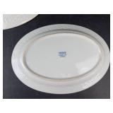 Blue & White Floral Plates (Lot of 2)