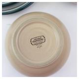 Noritake New West Stoneware 8696 Pattern Dishes - 2 Bowls, 2 Mugs, 4 Plates