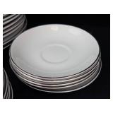 Salem England Silver Elegance Ironstone Dinnerware