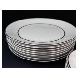 Salem England Silver Elegance Ironstone Dinnerware