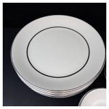 Salem England Silver Elegance Ironstone Dinnerware